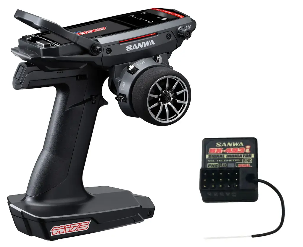 Sanwa M17S Radio + RX-493i Receiver