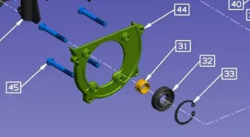 [2024-45] Socket screw (short head) M5X40